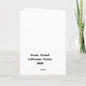 Ocean Sunset Kaart (Achterkant)