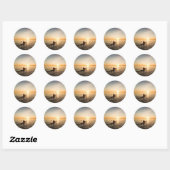 Ocean Sunset Kajak Kano Stickers (Vel)