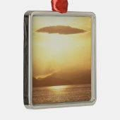 Ocean sunset metalen ornament (Rechts)