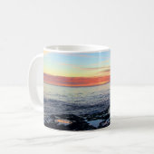 Ocean Sunset Mok, Mendocino, CA. Koffiemok (Voorkant links)