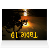 Ocean Sunset Numbered Table (Binnen Horizontaal (Boven))