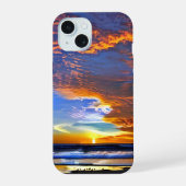 Ocean Sunset Phone Case iPhone 15 Case (Achterkant)