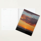 Ocean Sunset Photo Pacific Coast Setting Sun Planner (Display)