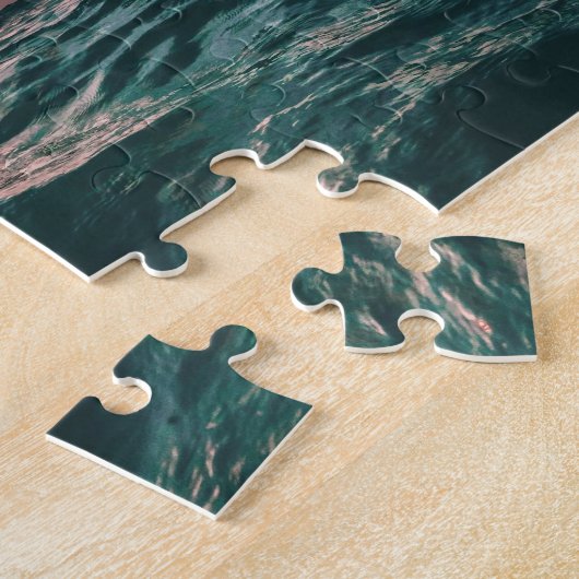 Ocean Sunset puzzel (Zijkant)
