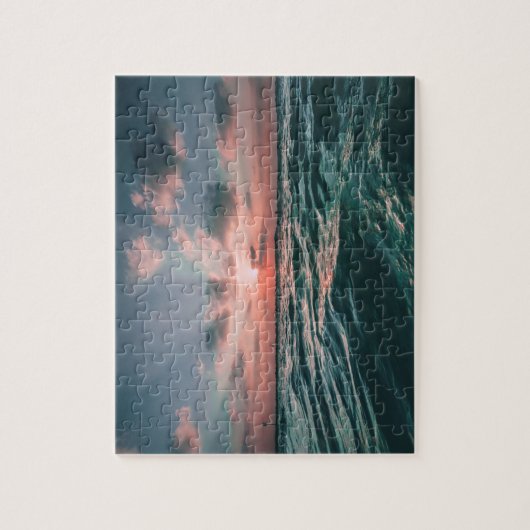 Ocean Sunset puzzel (Verticaal)