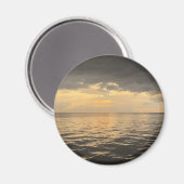 Ocean Sunset Reflection Photography -Beautiful Sea Magneet (Voorkant / Achterkant)