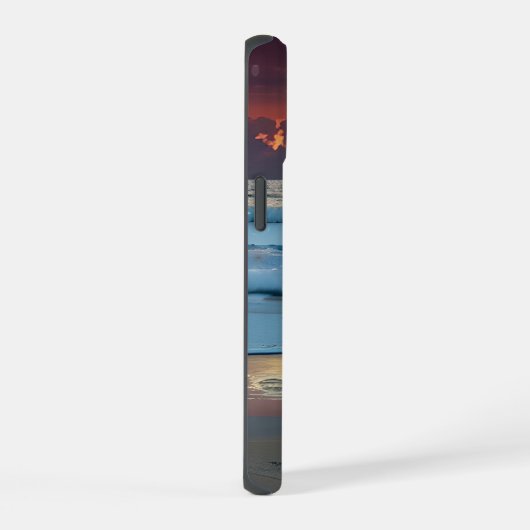 Ocean Sunset Reflection Telefoon Case iPhone 15 Case (Rechterkant)