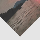 Ocean Sunset Sailboat Sunset Bozburun Marmaris Tissuepapier (Detail)