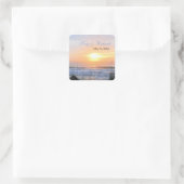 Ocean Sunset Save the Date Stickers (Tas)