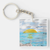 Ocean Sunset Sleutelhanger (voorkant)