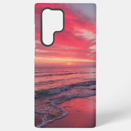 Ocean Sunset, Strandvibe, Zomercadeau, Natuur Lief Samsung Galaxy Hoesje