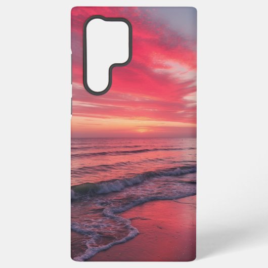 Ocean Sunset, Strandvibe, Zomercadeau, Natuur Lief Samsung Galaxy Hoesje (Achterkant)