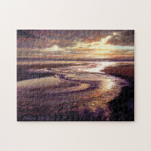 Ocean Sunset Swirl Legpuzzel (Horizontaal)