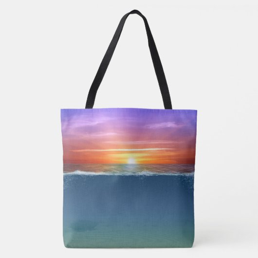 Ocean Sunset Tote Bag (Voorkant)