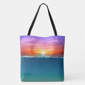 Ocean Sunset Tote Bag (Achterkant)