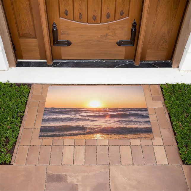 Ocean Sunset Tropische Vakantie Deurmat (Buiten)