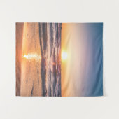 Ocean Sunset Tropische Vakantie Wandkleed (Voorkant (horizontaal))