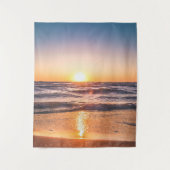 Ocean Sunset Tropische Vakantie Wandkleed (Voorkant)