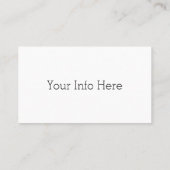 Ocean Sunset Visitekaartje (Achterkant)