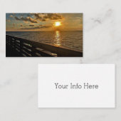 Ocean Sunset Visitekaartje (Voorkant / Achterkant)