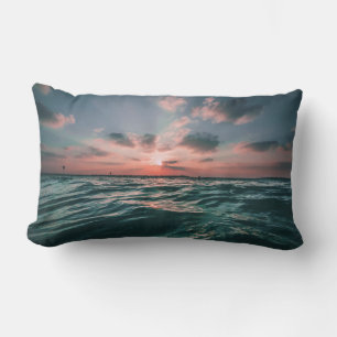 Ocean Sunset-werpkussen Kussen