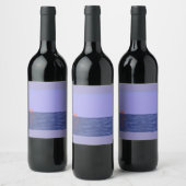 Ocean Sunset Wine Label Wijn Etiket (Flessen)