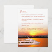 Ocean Sunset Yacht 4.25x5.5 Details over het vaste Informatiekaartje (Voorkant / Achterkant)