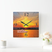 Ocean Sunset Yacht (houden of verwijderen van het  Vierkante Klok (Huis)