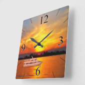 Ocean Sunset Yacht (houden of verwijderen van het  Vierkante Klok (Hoek)