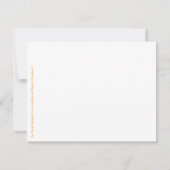 Ocean Sunset Yacht met Faux Vellum Overlay RSVP (Achterkant)