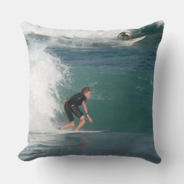 Ocean Surf Action Beach Water Pillow Kussen