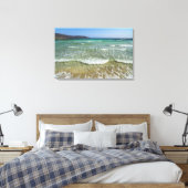 Ocean surf in Elafonisi Beach - Europe, Griekenlan Canvas Afdruk (Insitu (Slaapkamer))
