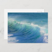 Ocean Surf Wave Briefkaart (Voorkant / Achterkant)