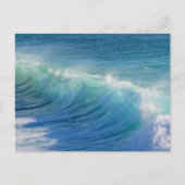 Ocean Surf Wave Briefkaart (Voorkant)