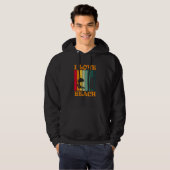 Ocean Surfer Holiday Tropical I Love Beach Summer Hoodie (Voorkant volledig)
