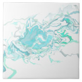 Ocean Swirl I Ceramic Tegel Tegeltje (Voorkant)