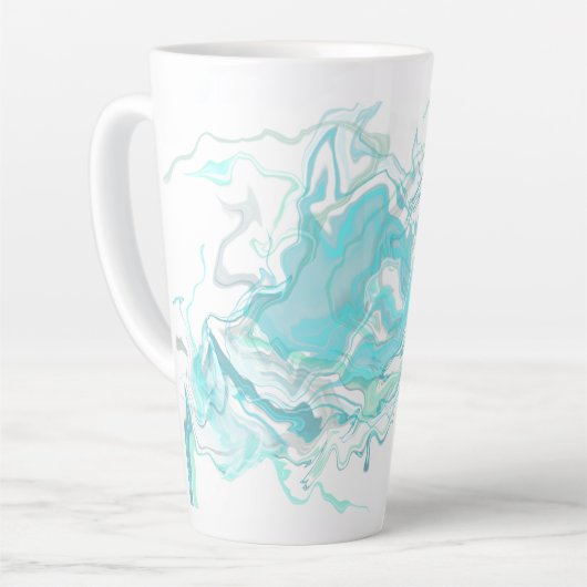 Ocean Swirl I Latte Mok Cup (Linkerhoek)