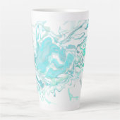 Ocean Swirl I Latte Mok Cup (Voorkant)