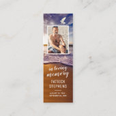 Ocean Sympathie Foto Bladwijzer Kaart Mini Visitekaartje (Voorkant)