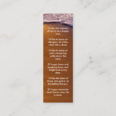 Ocean Sympathie Foto Bladwijzer Kaart Mini Visitekaartje (Achterkant)