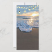 Ocean Sympathy Begrafenis Dank u kaart (Achterkant)