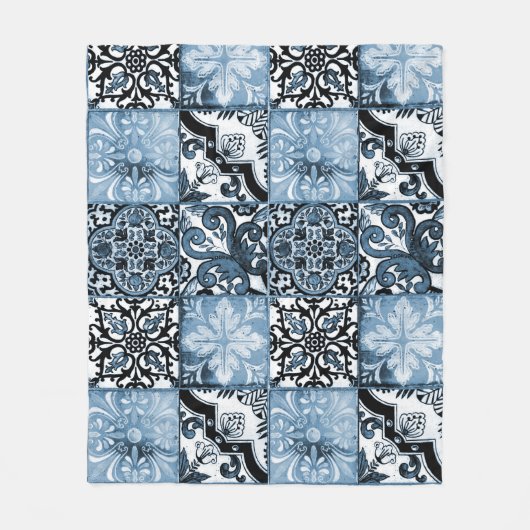 Ocean Tegel Fleece Deken (Voorkant)