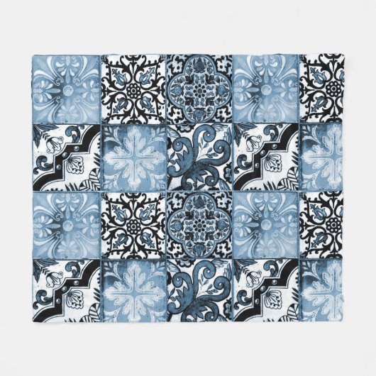 Ocean Tegel Fleece Deken (Voorkant (Horizontaal))