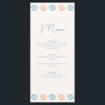 Ocean tekeningen Wedding Menu<br><div class="desc">Verhoog uw strand of bruiloft met een oceaanthema met onze Ocean Drawings Wedding Menu. Met prachtige illustraties van het zeeleven en elementen aan zee, vangt dit menu de schoonheid en rust van de oceaan en zet de perfecte toon voor uw speciale dag. Gedrukt op hoogwaardig papier, toont ons huwelijksmenu niet...</div>