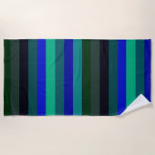 Ocean Temps Striped Beach Towel Strandlaken (Voorkant)