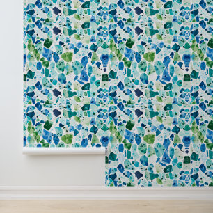 Ocean Terrazzo Patroon Behang