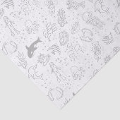 Ocean Thed Tissue Paper Tissuepapier (Detail)