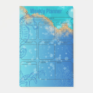 Ocean thema weekplanner post-it® notes