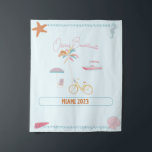 Ocean Theme Bachelorette Wandkleed<br><div class="desc">Transformeer uw ruimte in een kustoase en stel de perfecte ambiance in voor uw Ocean Theme Bachelorette Party met onze prachtige Ocean Theme Bachelorette Tapestry! Dit prachtige wandtapijt legt de schoonheid van de oceaan vast en dompelt u en uw gasten onder in een serene en betoverende sfeer. Met zijn ingewikkelde...</div>