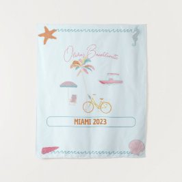 Ocean Theme Bachelorette Wandkleed